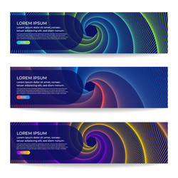abstract geometric design banner web template vector image