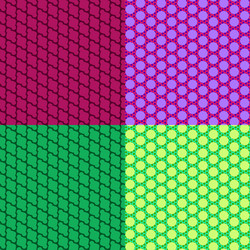 abstract seamless colorful patterns vector image