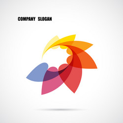 Creative abstract logo design template Royalty Free Vector