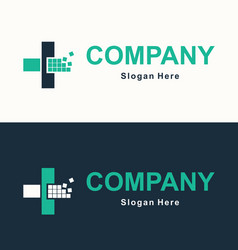 Logo for accounting company vector