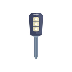 car key with remote control locking system vector image