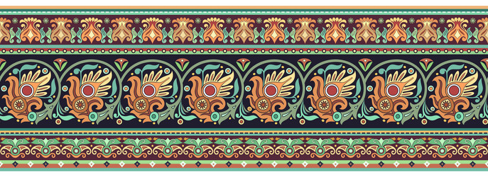 abstract stripe pattern ornamental background vector image