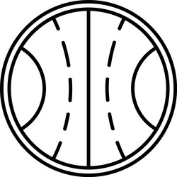 cricket ball icon Vector Image