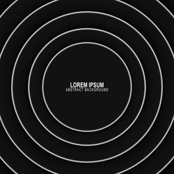 elegant circle shape design with lines vector image