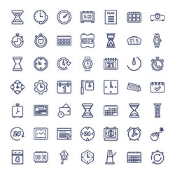Time icons Royalty Free Vector Image - VectorStock