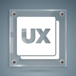 Grey ui or ux design icon isolated on white Vector Image