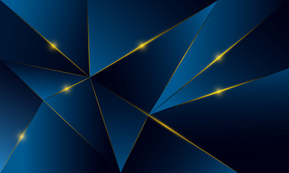 abstract blue polygon triangles shape pattern back vector image