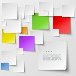 Abstract Square Tiles Background vector image
