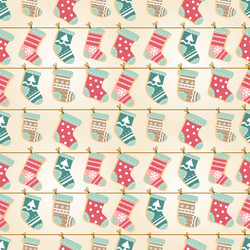 holiday christmas seamless background vector