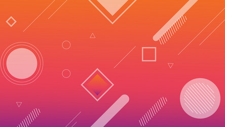 abstract geometric gradient shape background vector image
