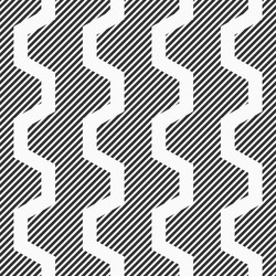 abstract seamless pattern hexagonal zigzag vector image