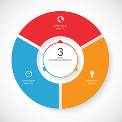 Diagram infographic for 10 steps circle puzzle Vector Image