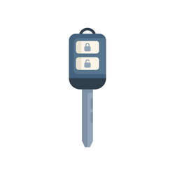 car key with buttons showing locking and unlocking vector image