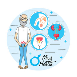 old man with renal infection prevention vector