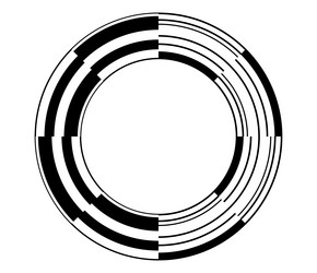 abstract gui ui geometric circle element vector image