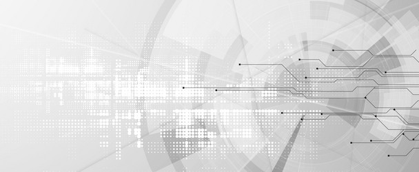 abstract structure circuit computer technology vector image