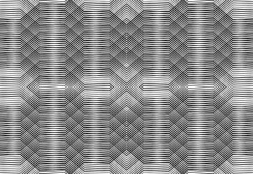 repeatable and tileable grid mesh zig-zag vector image