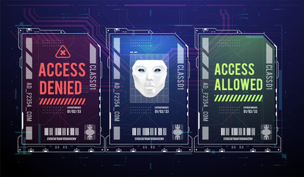ai artificial intelligence conceptual layout vector image