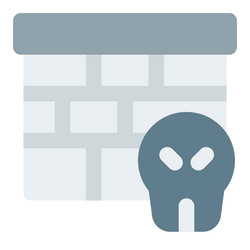 firewall a security system to prevent virus vector image