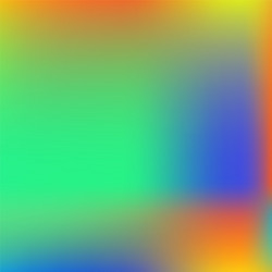 gradient mesh painted in different colors vector image