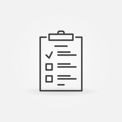 Checklist Icon - Task Management vector image