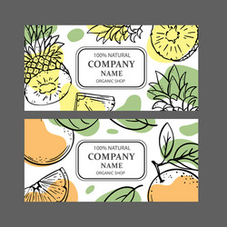 Pineapple Jam Labels Vector Images (97)