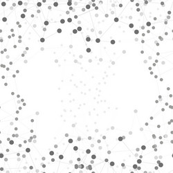 molecule structure background seamless pattern vector image