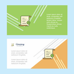 text document abstract corporate business banner vector image