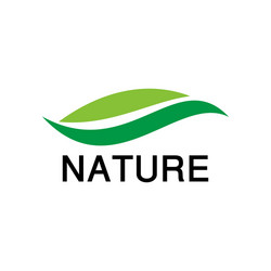 Green leaf ecology logo nature element Royalty Free Vector