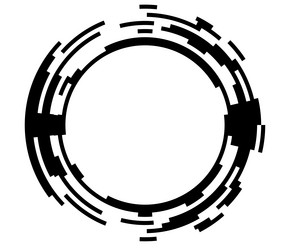 abstract gui ui geometric circle element vector image