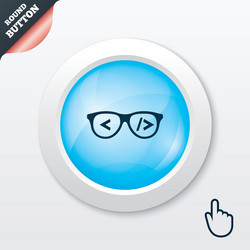 coder sign icon programmer symbol vector image
