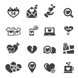 love icon vector