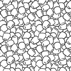 seamless pattern with maize corn kernels vector image