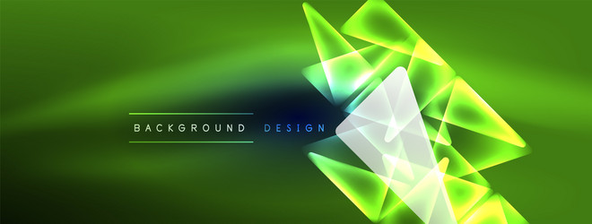 neon lights hacking geometric background virtual vector image