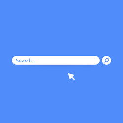 search bar element design boxes ui vector image