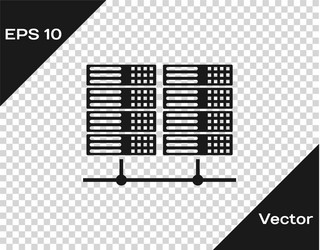 grey server data web hosting icon isolated vector image