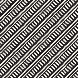 hand drawn seamless repeating pattern with lines vector image