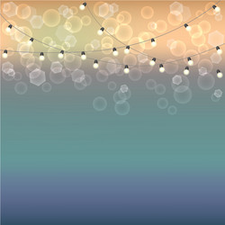 Bokeh blurred background Royalty Free Vector Image