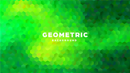 hexagonal polygonal abstract background colorful vector