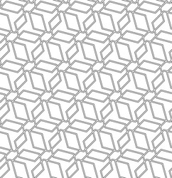 seamless abstract pattern with hexagonal vector image