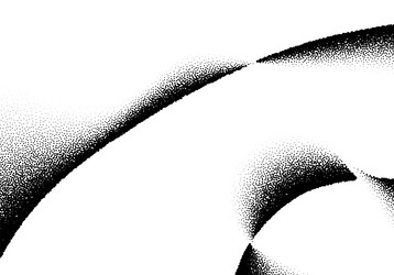 abstract background with wave of scattered dots vector image