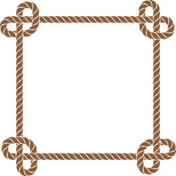 Rope border design Royalty Free Vector Image - VectorStock