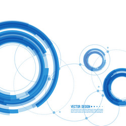 abstract background with overlapping circles vector image