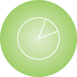 unique data usage line icon vector image