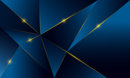abstract blue polygon triangles shape pattern back vector image