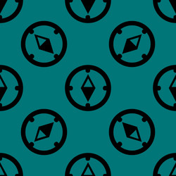 compass web icon flat design seamless gray pattern vector image