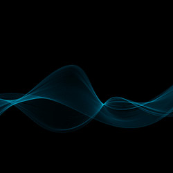 abstract color blue wave design element vector image