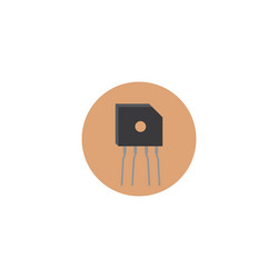 Diode icon Royalty Free Vector Image - VectorStock