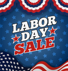 Labor Day Sale Banner Vector Image
