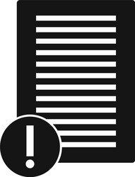 guide document paper icon simple style vector image